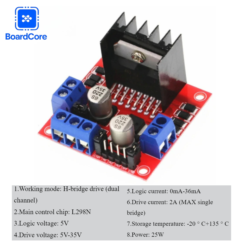 L298N Motor Driver - 1PCS L298N Motor Driver Module Dual