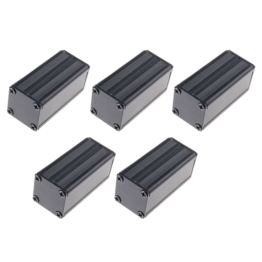 Diy Projects With Electronics - 5pcs Extruded PCB Aluminum Box Black