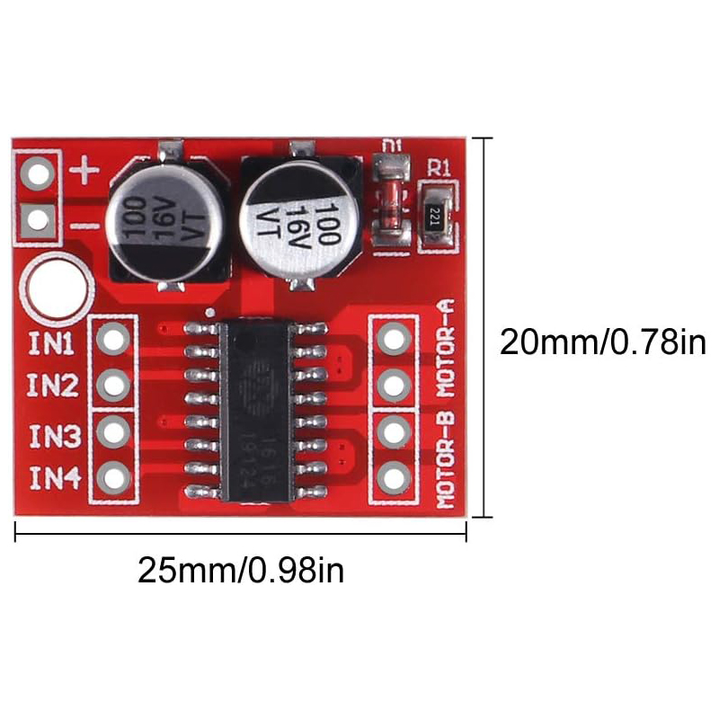 4/10pcs MX1508 DC Motor Driver - L298N Motor Driver recension och pris