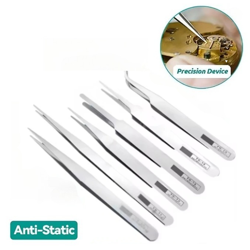 6Pcs Anti-static Stainless Ste - Diy Electronics Repair recension och pris