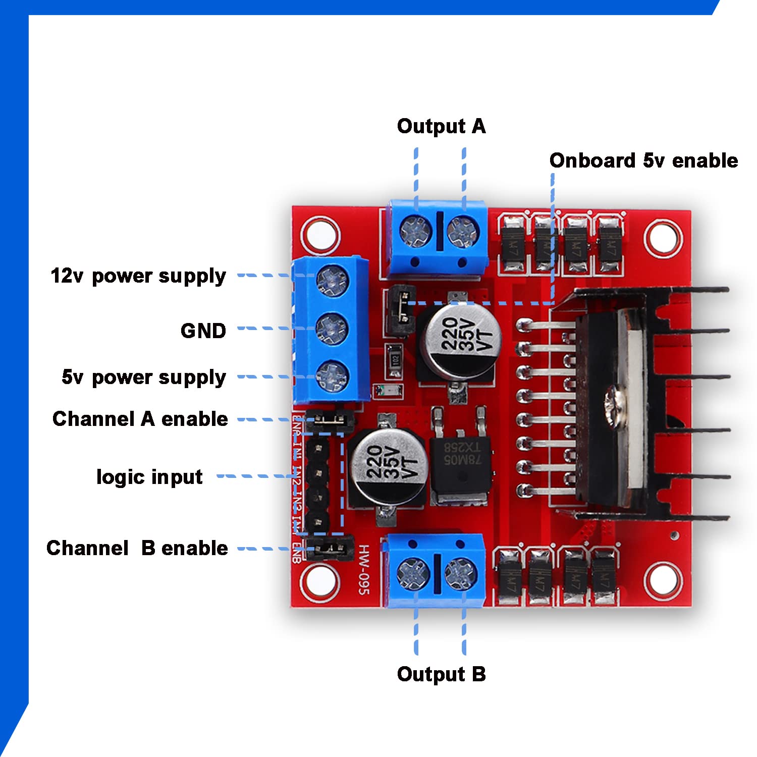 L298N Motor Drive Controller B - L298N Motor Driver recension och pris