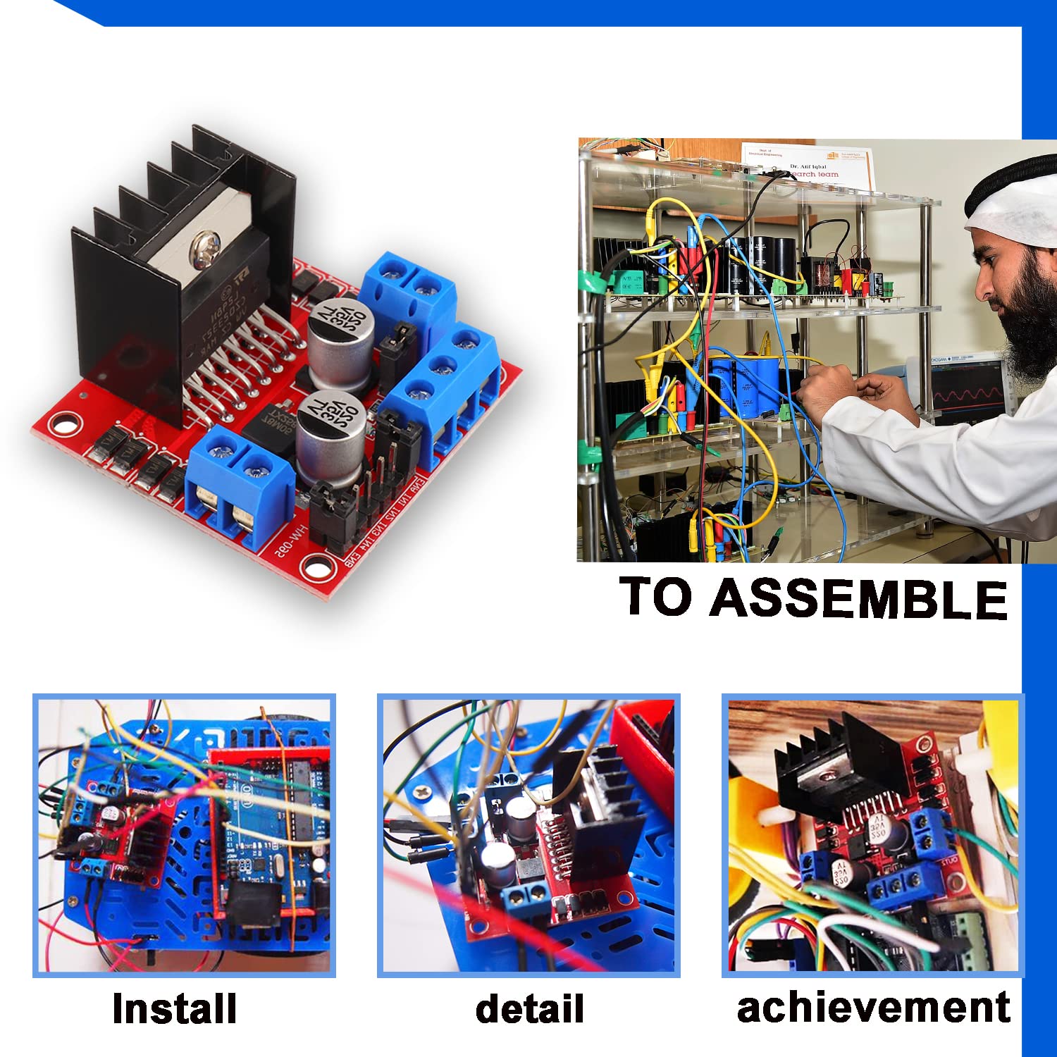 L298N Motor Drive Controller B - L298N Motor Driver recension och pris