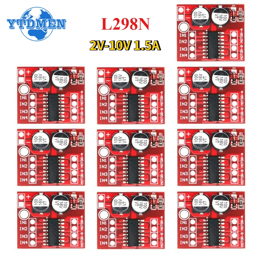 1/5/10pcs MX1508 DC Motor Driv - L298N Motor Driver recension och pris
