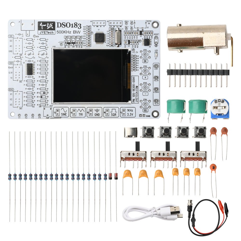 DC 5V DSO183 Digital Oscillosc - Diy Electronics Kits For Beginners recension och pris