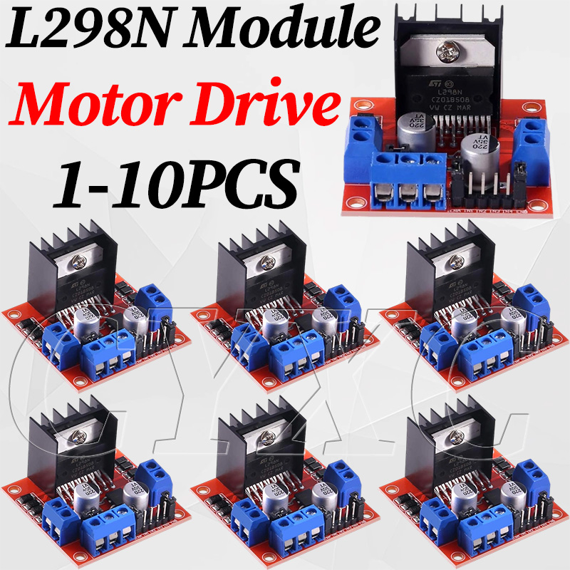 1-10PCS L298N Stepper Motor Dr - L298N Motor Driver recension och pris