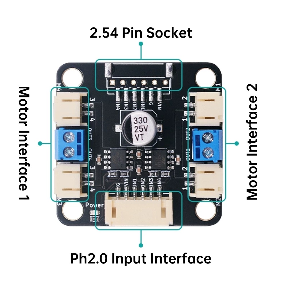 4 TT Motor and Driver Kit 4 DC - L298N Motor Driver recension och pris