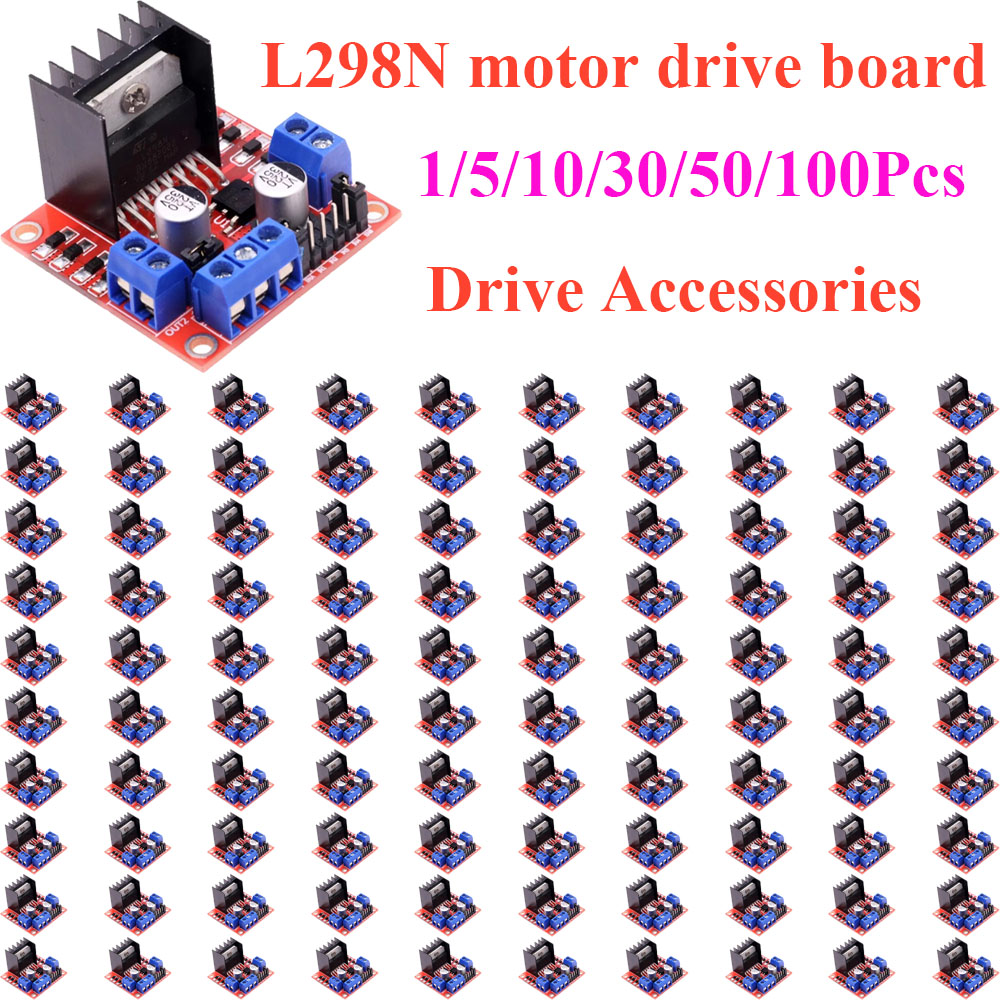 1~100Pcs L298N DC Stepper Moto - L298N Motor Driver recension och pris