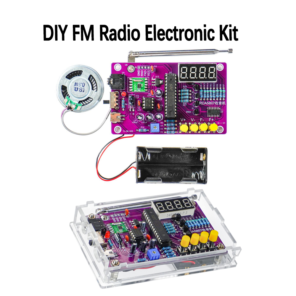 DIY FM Radio Electronic Kit 87 - Diy Electronics Project recension och pris