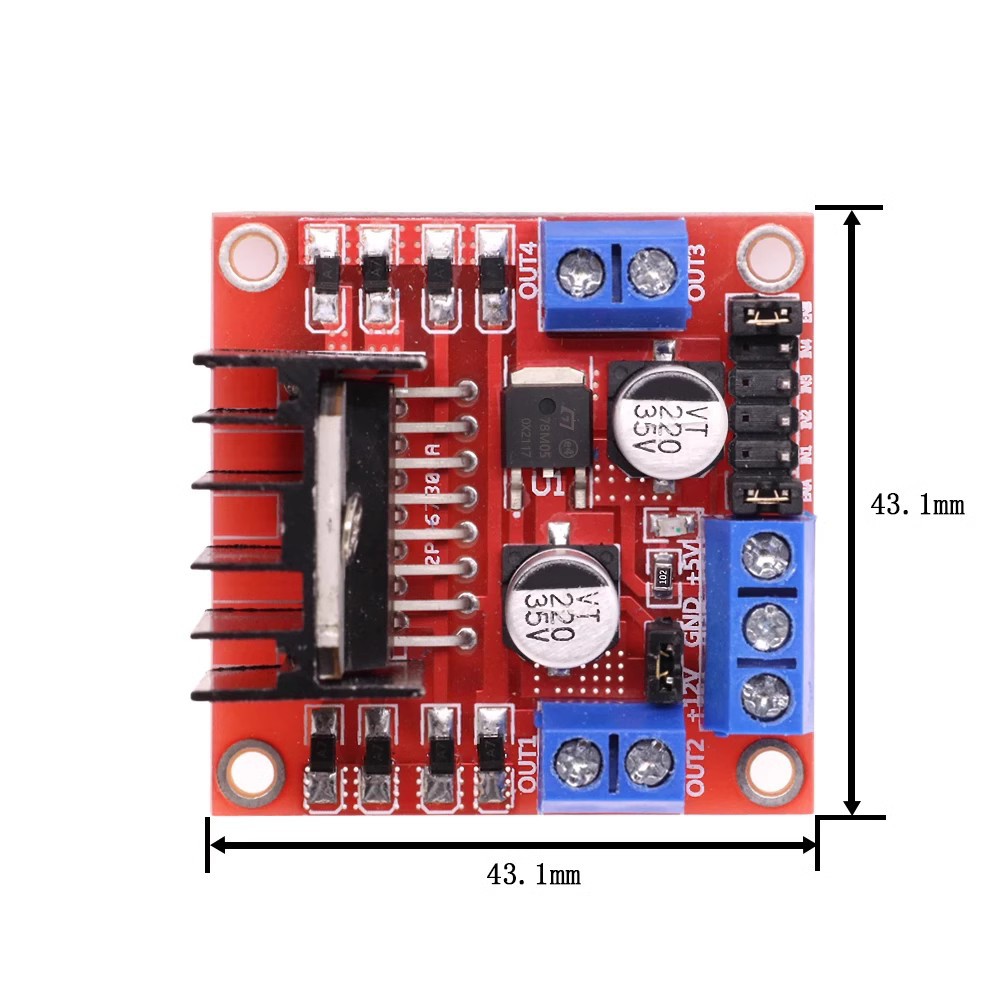 1~100Pcs L298N Dual Channel DC - L298N Motor Driver recension och pris