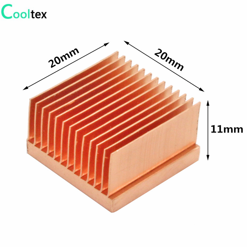 DIY Pure Copper Heatsink Skivi - Diy Electronics Raspberry Pi recension och pris