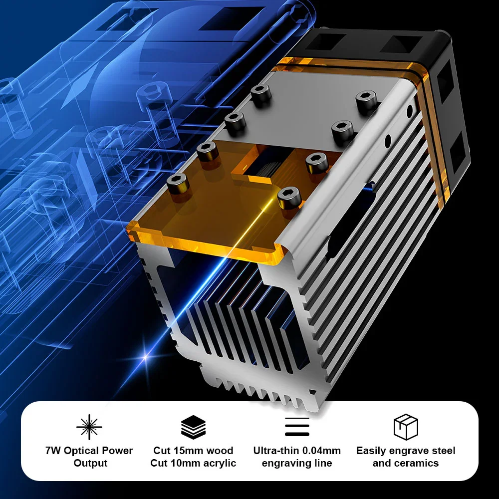NEJE 7W Diode Laser Engraver C - Diy Lightsaber Electronics recension och pris