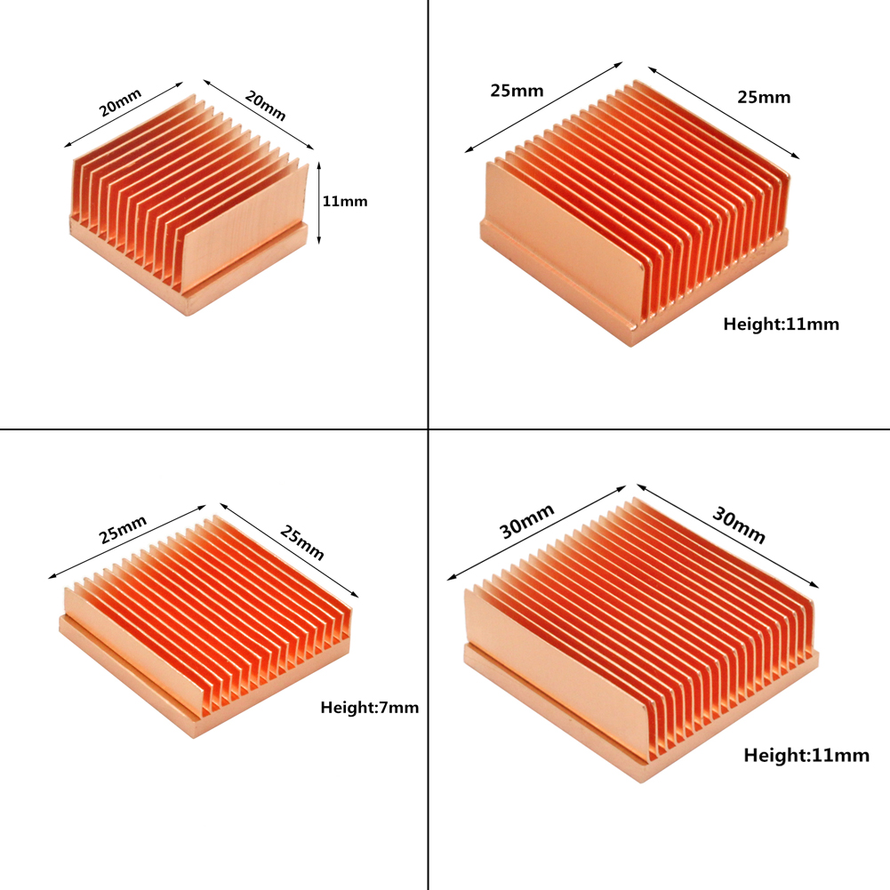 Pure Copper Heatsink DIY Heat  - Diy Electronics Raspberry Pi recension och pris