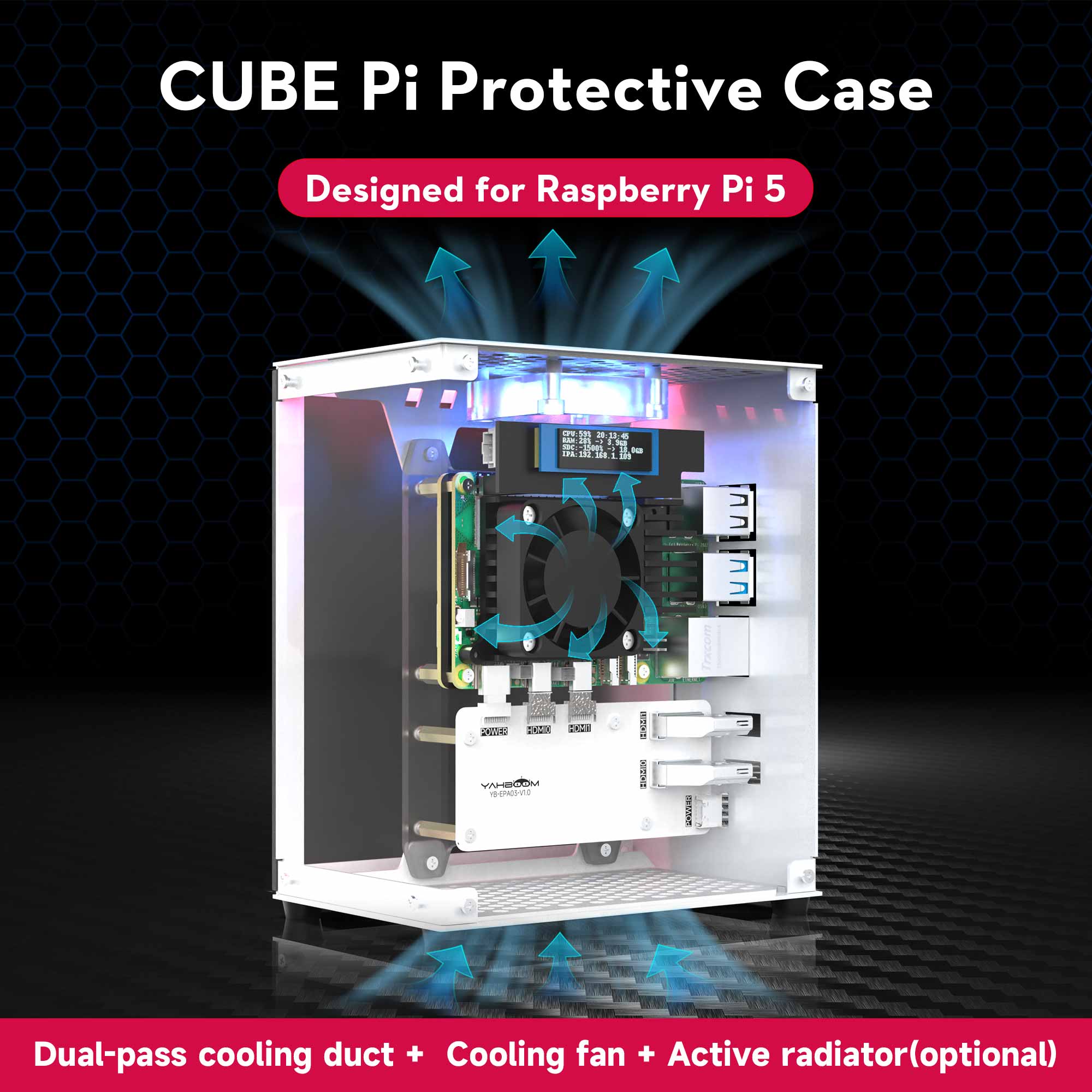 Raspberry Pi 5 Case Protective - Diy Electronics Raspberry Pi recension och pris