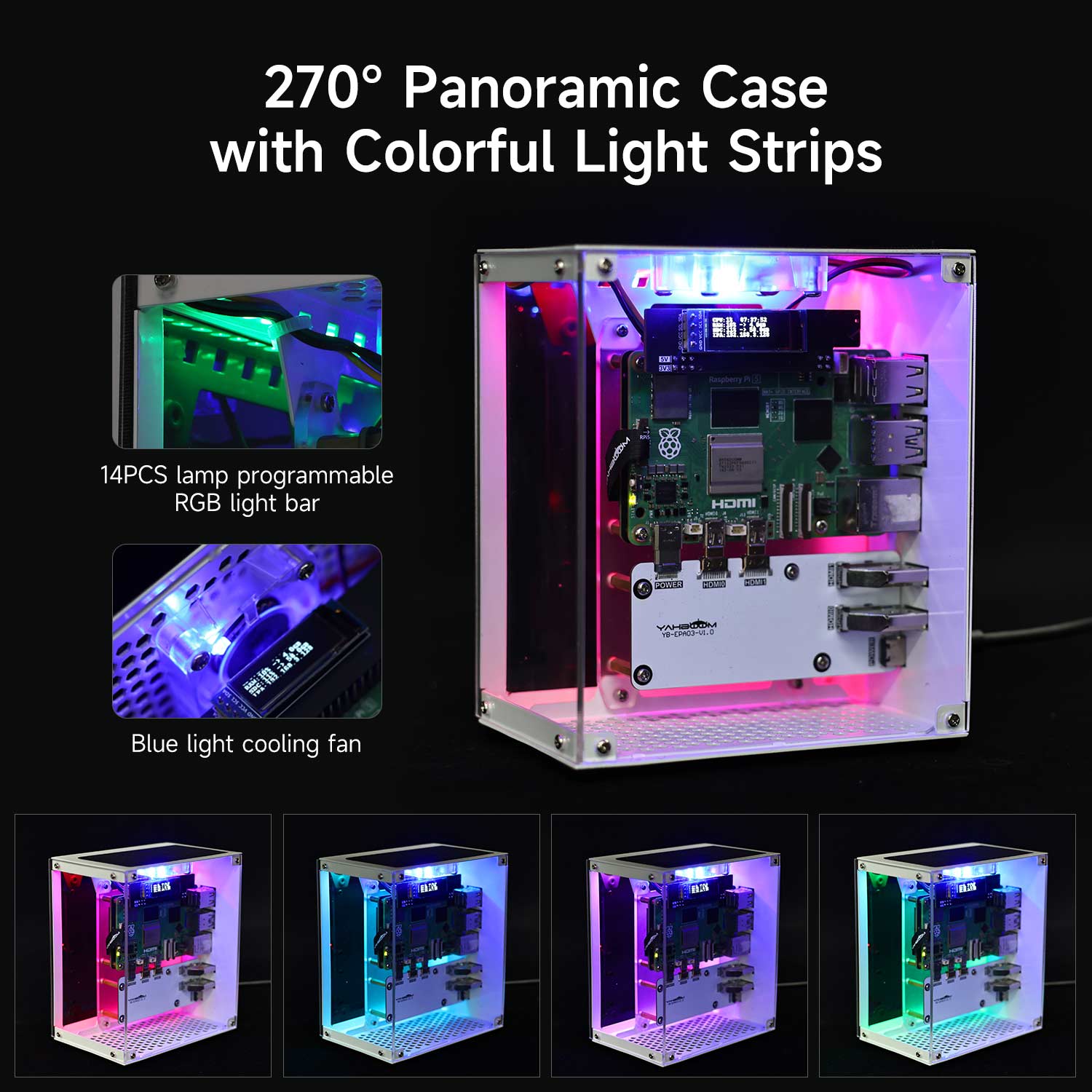 Raspberry Pi 5 Case Protective - Diy Electronics Raspberry Pi recension och pris